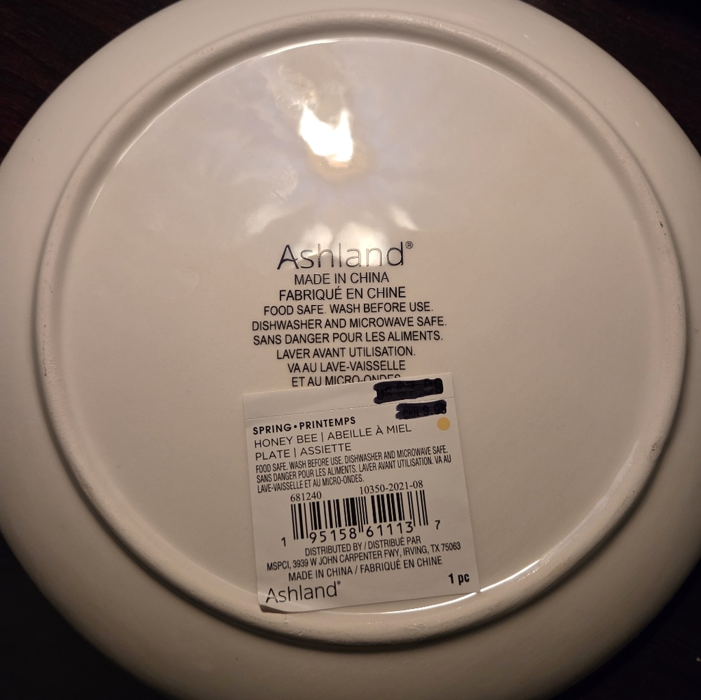 🆓🆓🆓FREE Ashland Honey Bee/Lemon Motif Salad Plate - Picture 4 of 16